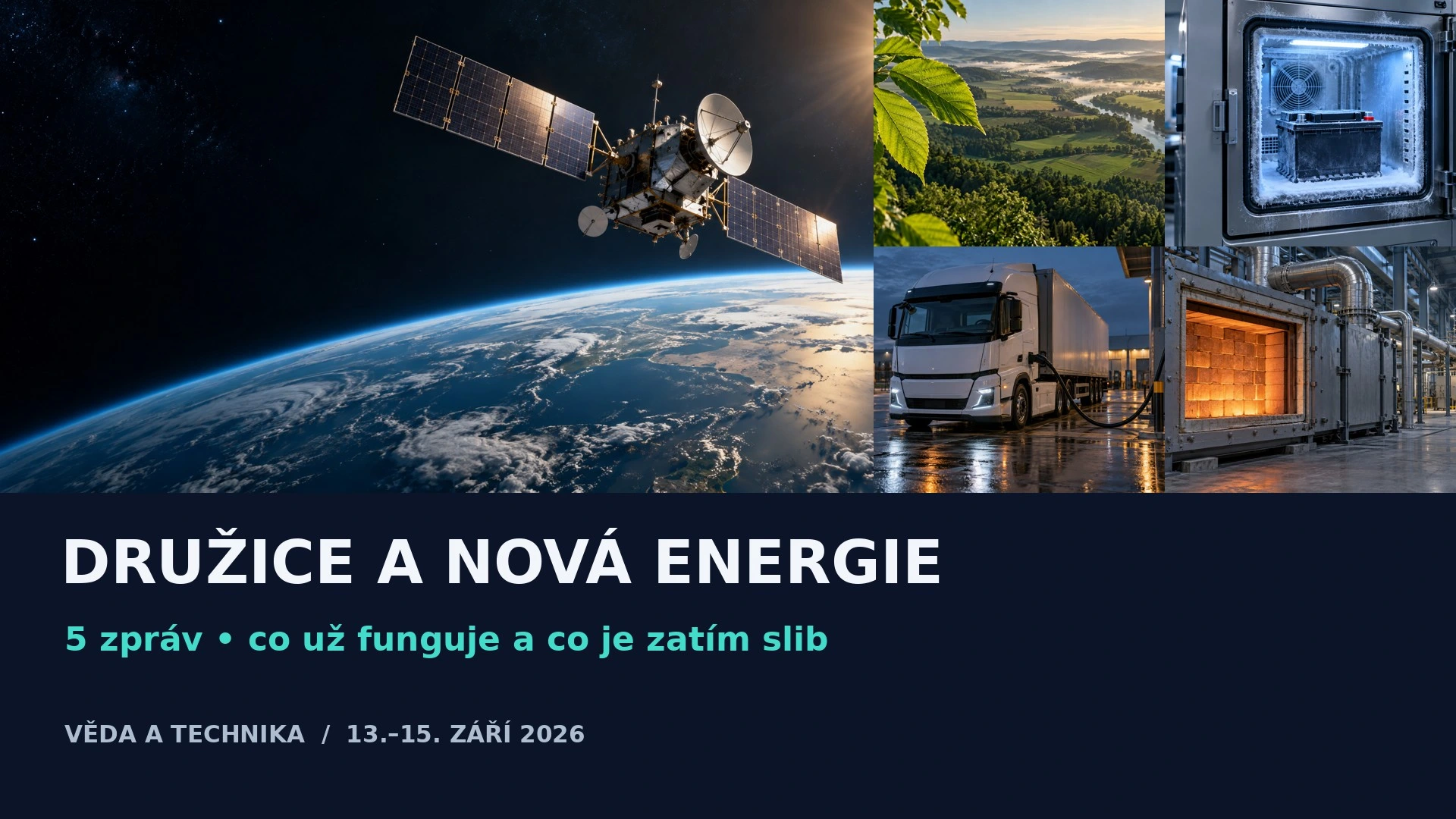 Náhled videa: Družice a nová energie: pět zpráv bez přehnaných slibů