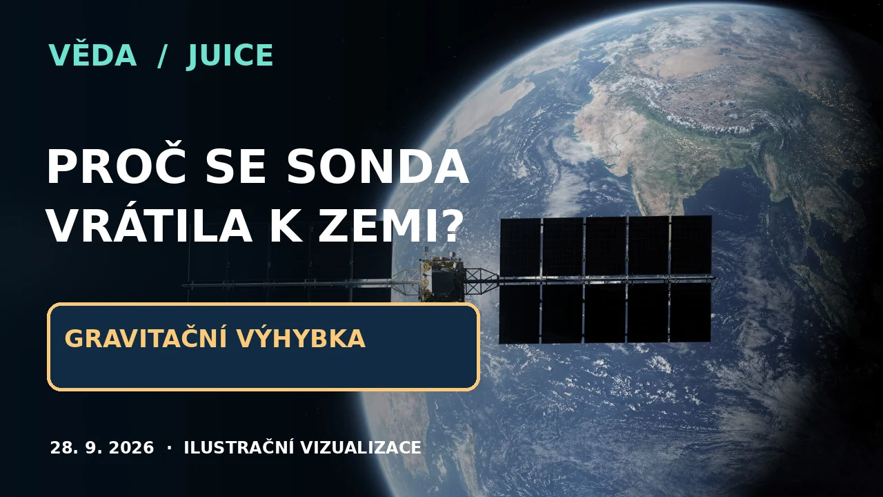 Náhled videa: Proč se sonda Juice vrátila k Zemi?