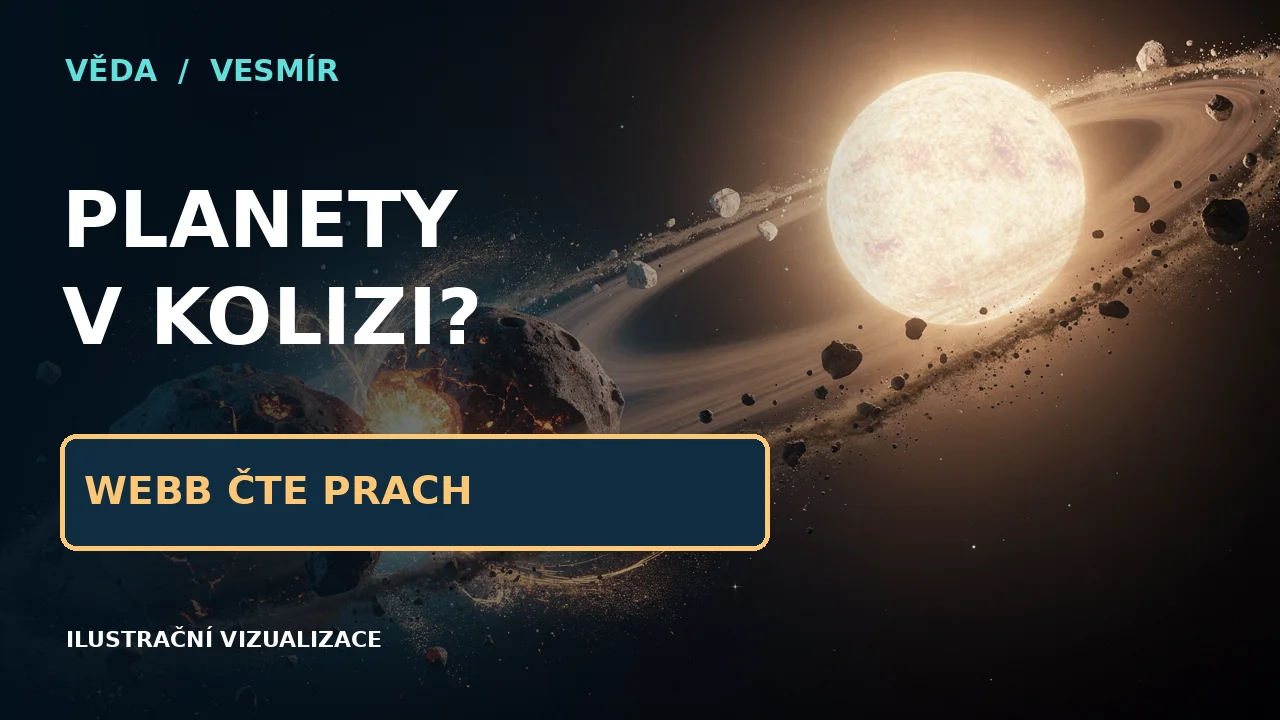 Náhled videa: Kosmické srážky: co Webb vyčetl z prachu kolem hvězd?
