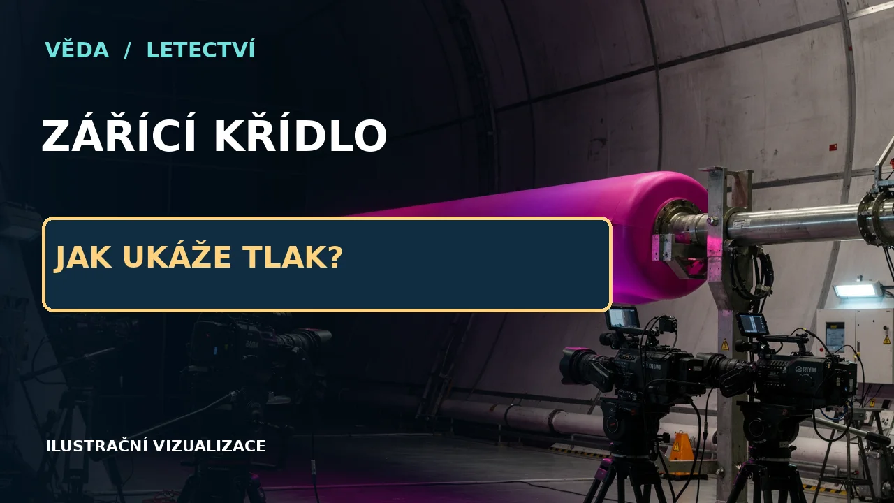 Náhled videa: Zářící křídlo: jak lze z barvy číst tlak vzduchu