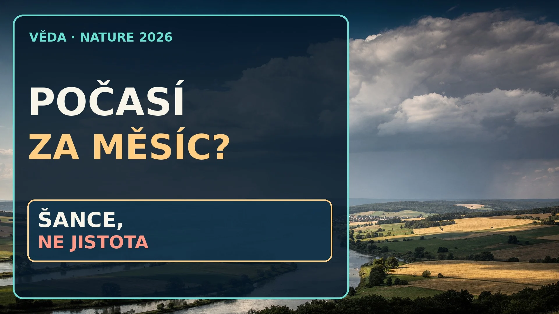 Náhled videa: Počasí za měsíc: co znamenají lepší pravděpodobnosti